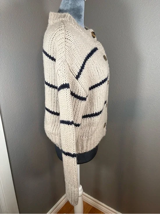 VICI Clement Striped Button-Up Knit Cardigan Sweater Size XS - Picture 9 of 13